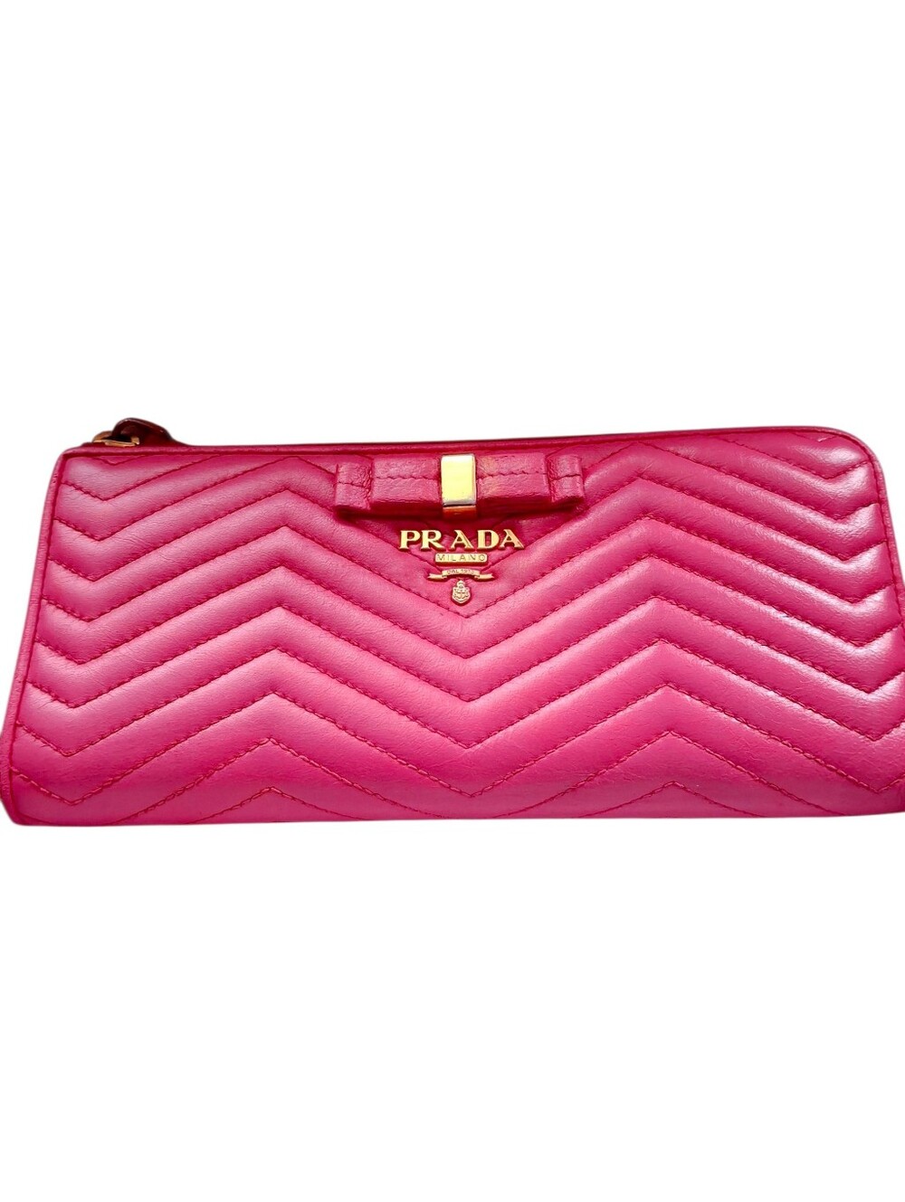 Prada Pink Continental Wallet